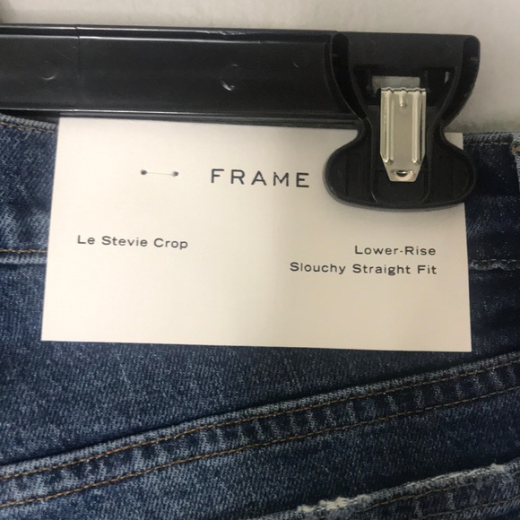 Frame Denim Le Stevie Crop with fringe - Picture 3 of 3